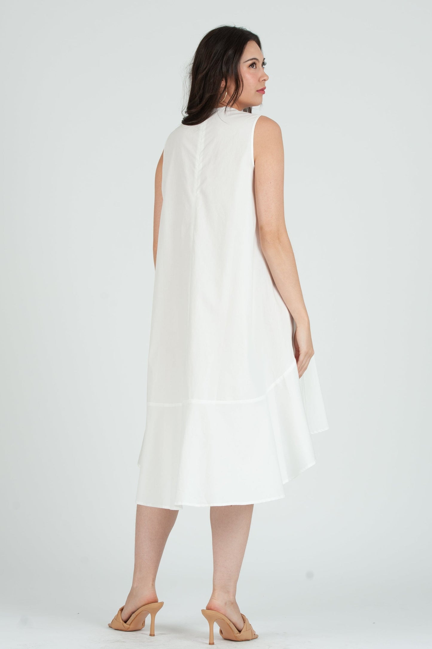 Women’s Poplin Hi Low Dress