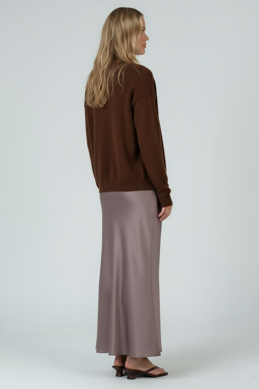 Women’s Maxi Satin Skirt