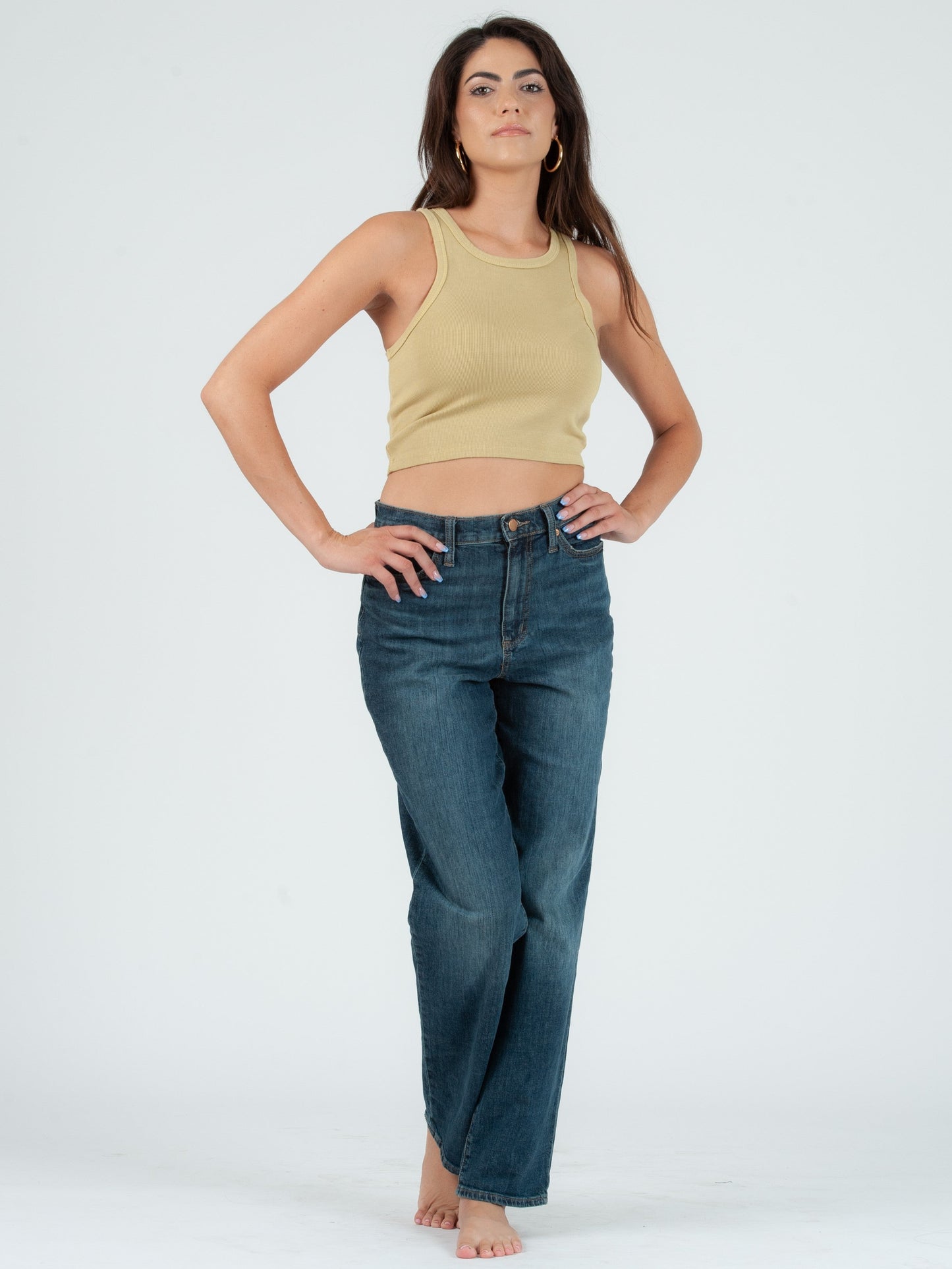 Women's Knit Tank Top CITRON