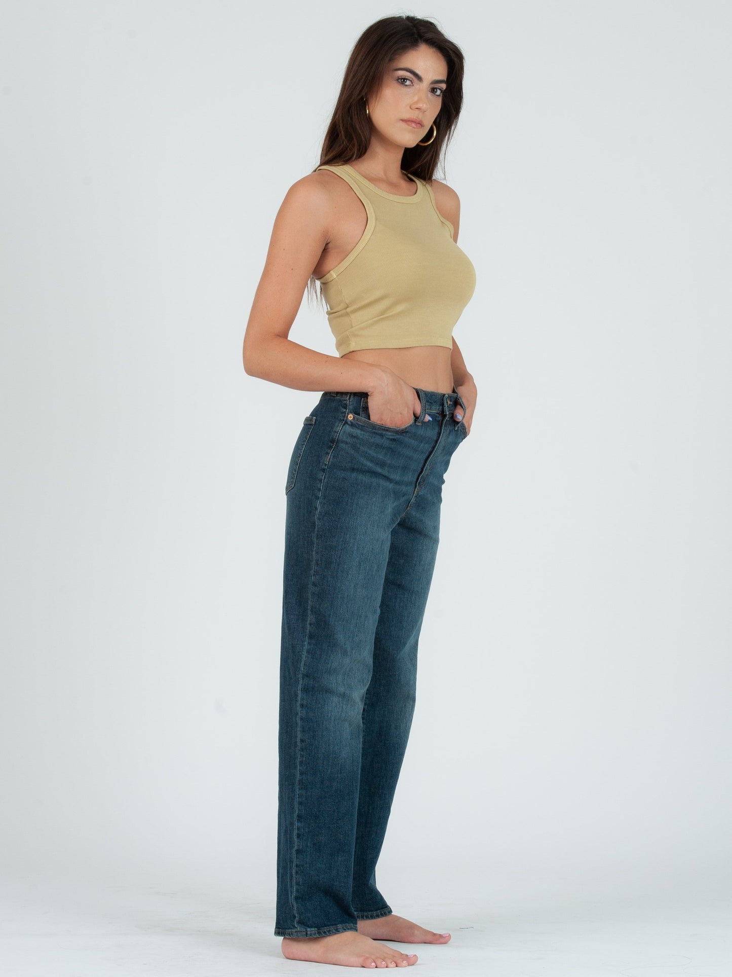 Women's Knit Tank Top CITRON