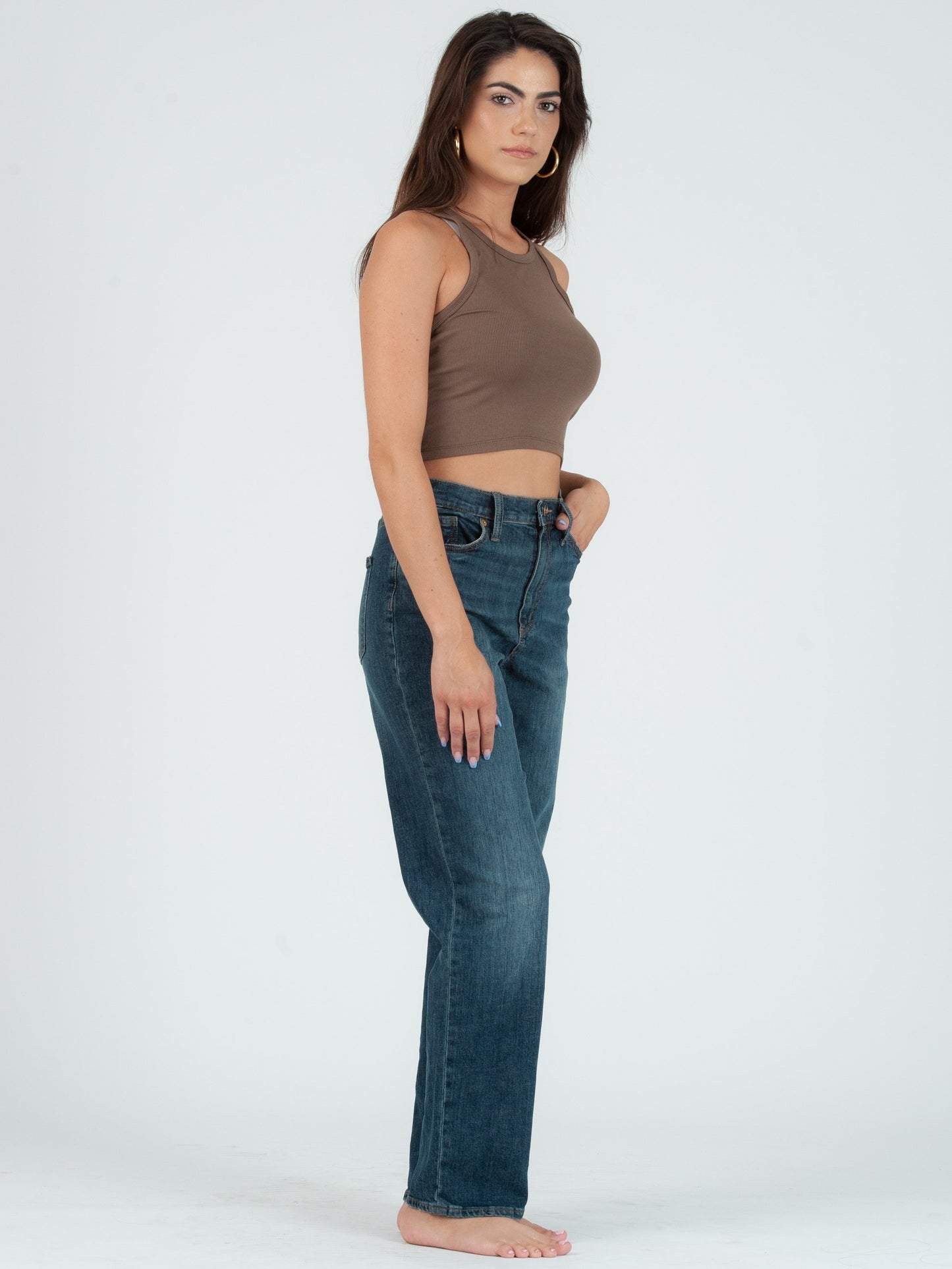 Women's Knit Tank Top ESPRESSO