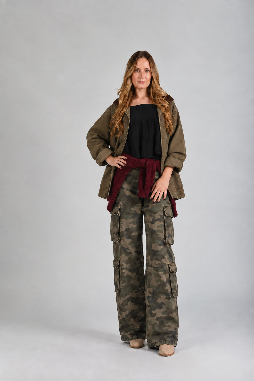 Women's Black Tier Boho Top